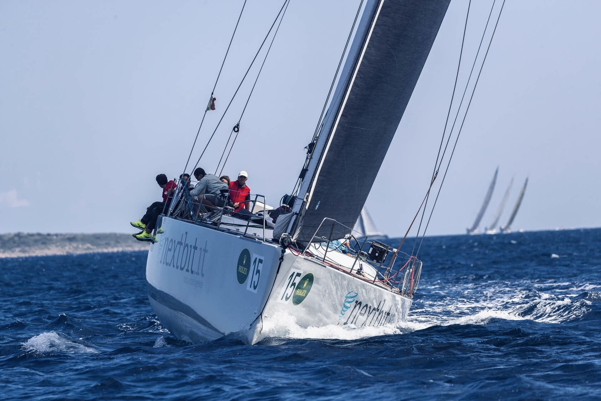 MisterA in regata, vista laterale